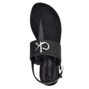Calvin Klein brook Logo Thong Flat Sandals
